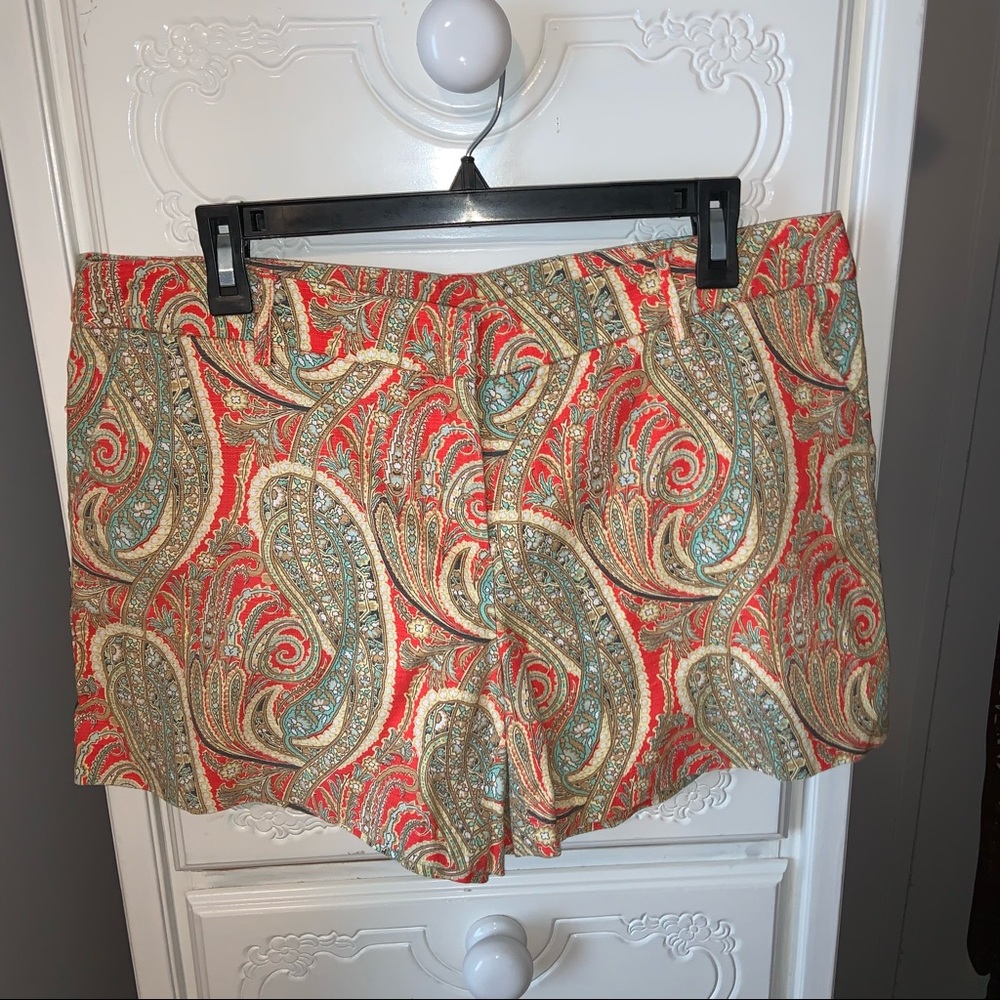 KENAR printed paisley shorts